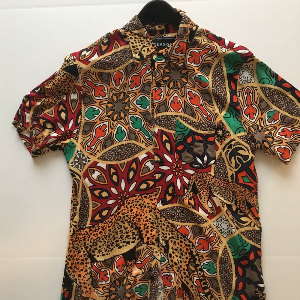 Reason Short Sleeve Button Down Shirt
